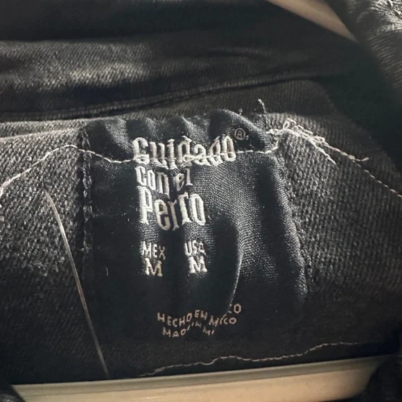 Cuidado con el Perro Jean Rocker Jacket - Picture 2 of 5